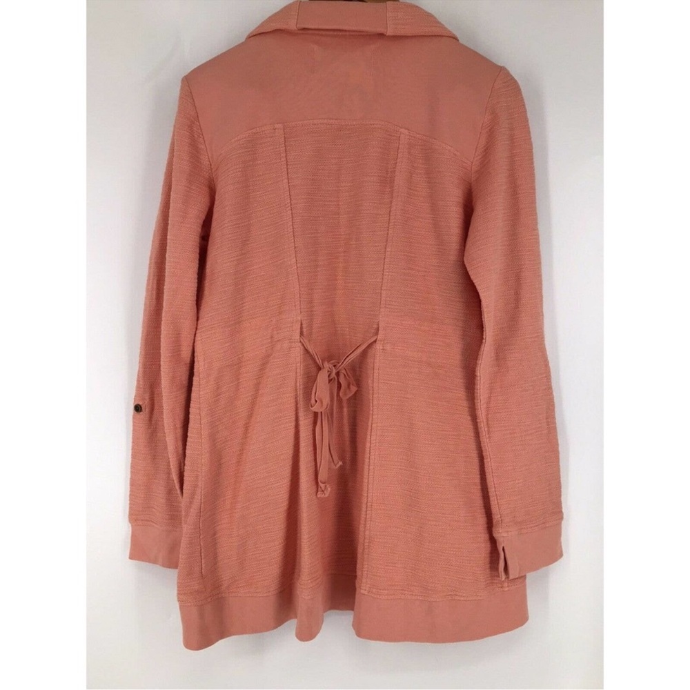 Moving Sale! Anthropologie Saturday Sunday Quinn Peach Women's Jacket Medium EUC - Picture 11 of 11
